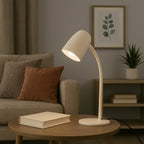 901829 Carlo Modern Steel Flexible Desk Lamp Sandy