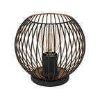 901872 Almanzora Black & Copper Wire Modern Steel Table Lamp