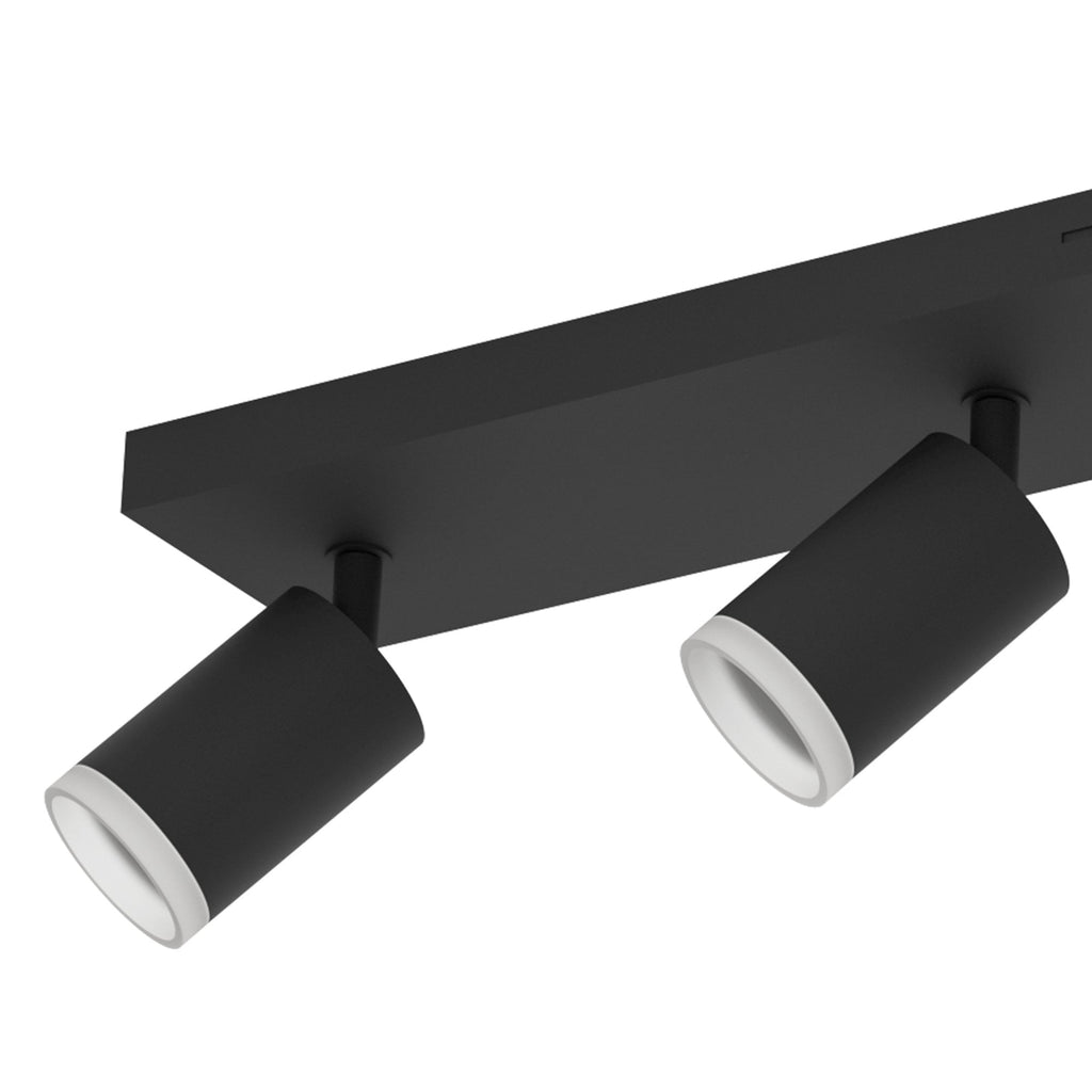 901942 Melitello-Z Smart Control RGB LED 4 Light Spotlight Black