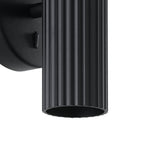 902032 Portillo Aluminium & Steel Modern Uplight & Wall Down Light Black