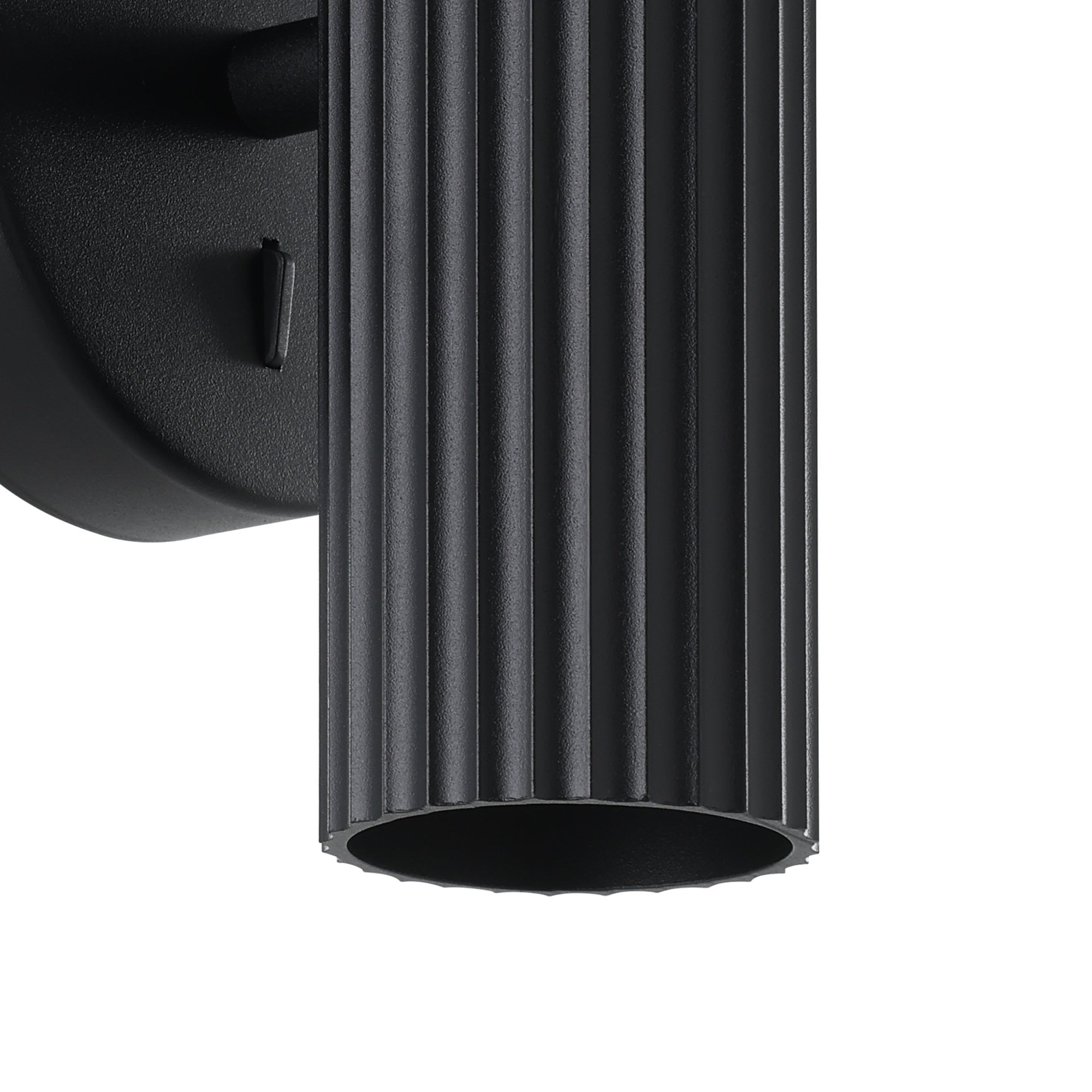 902032 Portillo Aluminium & Steel Modern Uplight & Wall Down Light Black