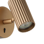 902033 Portillo Aluminium & Steel Modern Wall Spotlight Matte Brass