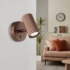 902035 Portillo Aluminium & Steel Modern Wall Spotlight Bronze