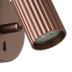 902035 Portillo Aluminium & Steel Modern Wall Spotlight Bronze