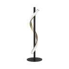 902137 Conaprato Black & Brushed Brass Modern Table Lamp