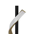 902137 Conaprato Black & Brushed Brass Modern Table Lamp
