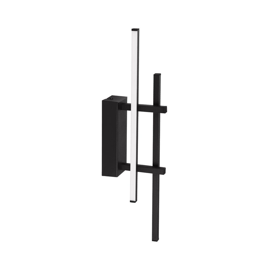 902139 Trepiliano Aluminium & Steel Black Modern LED Linear Wall Light