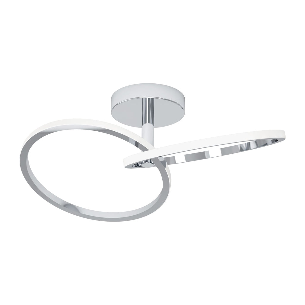 902145 Congiunti Chrome Dual LED CCT Modern Ceiling Light