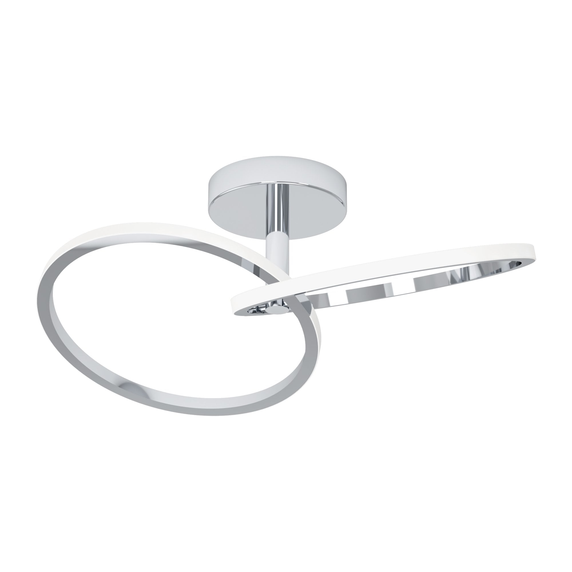 902145 Congiunti Chrome Dual LED CCT Modern Ceiling Light