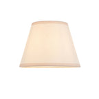 114165 Diamond Tall & Ivy 20cm Wall Light Antique Brass & Vintage White Fabric