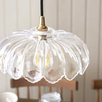 118776 Camellia Easyfit Pendant Clear Glass