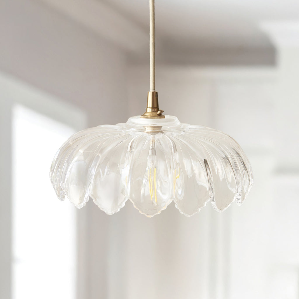 118776 Camellia Easyfit Pendant Clear Glass