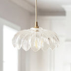 118776 Camellia Easyfit Pendant Clear Glass