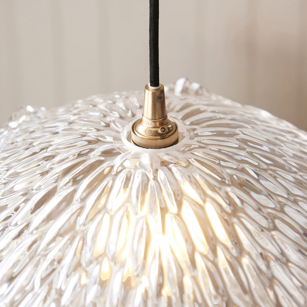 118777 Orchid Easyfit Pendant Clear Glass