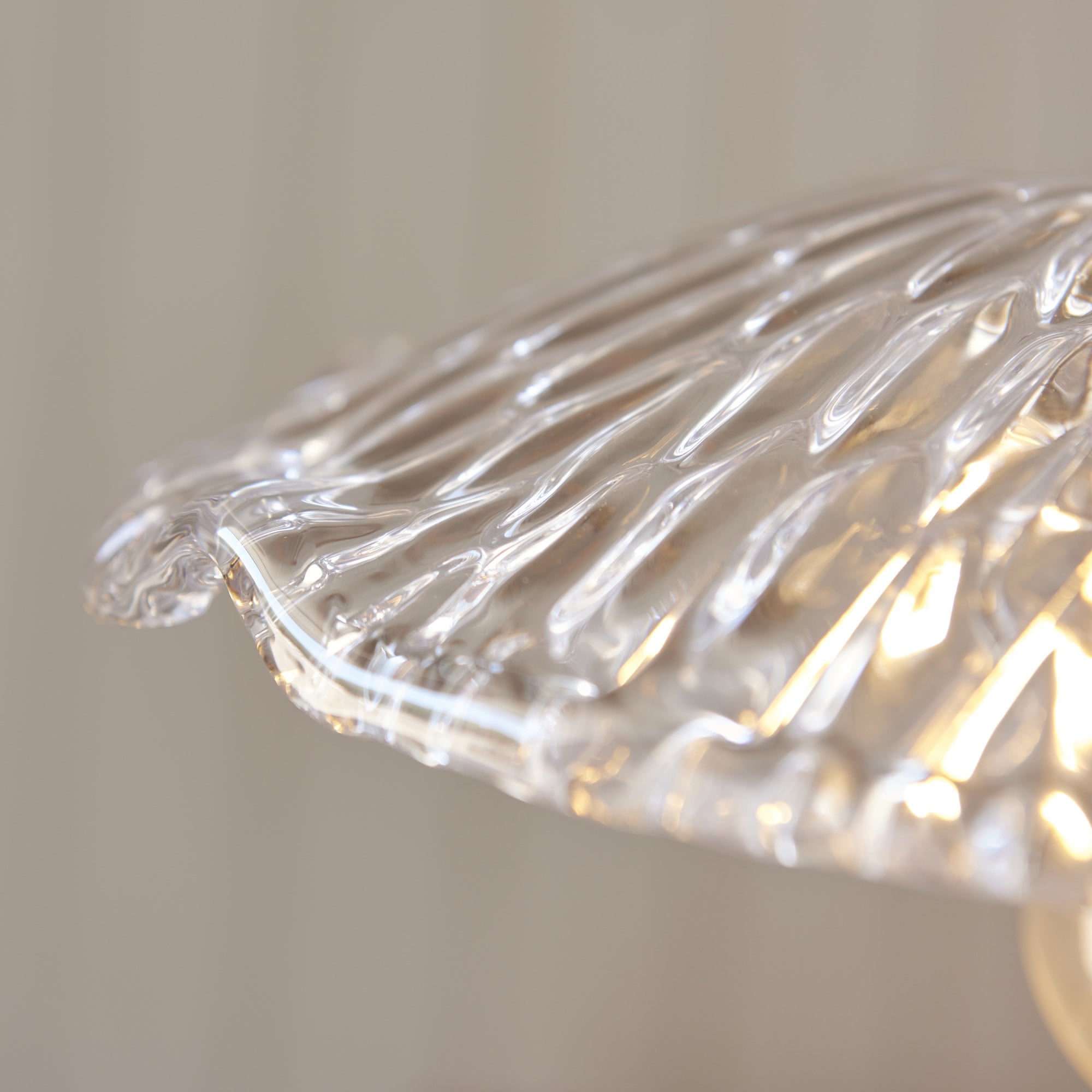 118777 Orchid Easyfit Pendant Clear Glass