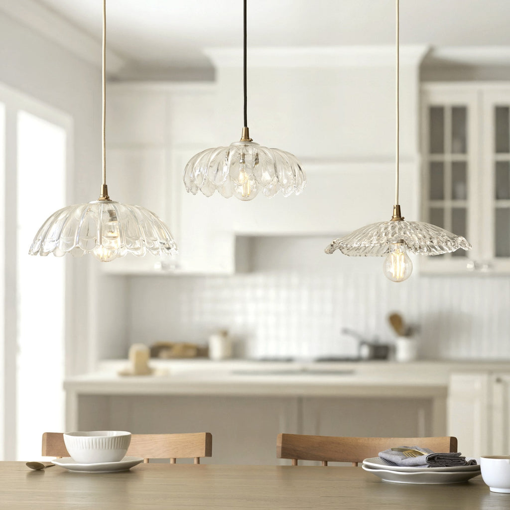 118777 Orchid Easyfit Pendant Clear Glass