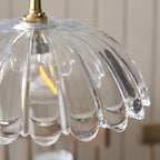 118778 Carnation Easyfit Pendant Clear Glass