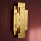 121509 2 Light Wall Light Antique Gold Leaf