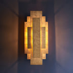121509 2 Light Wall Light Antique Gold Leaf