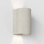 1384020 Dunbar 160 LED Outdoor Coastal Wall Light Matt Concrete