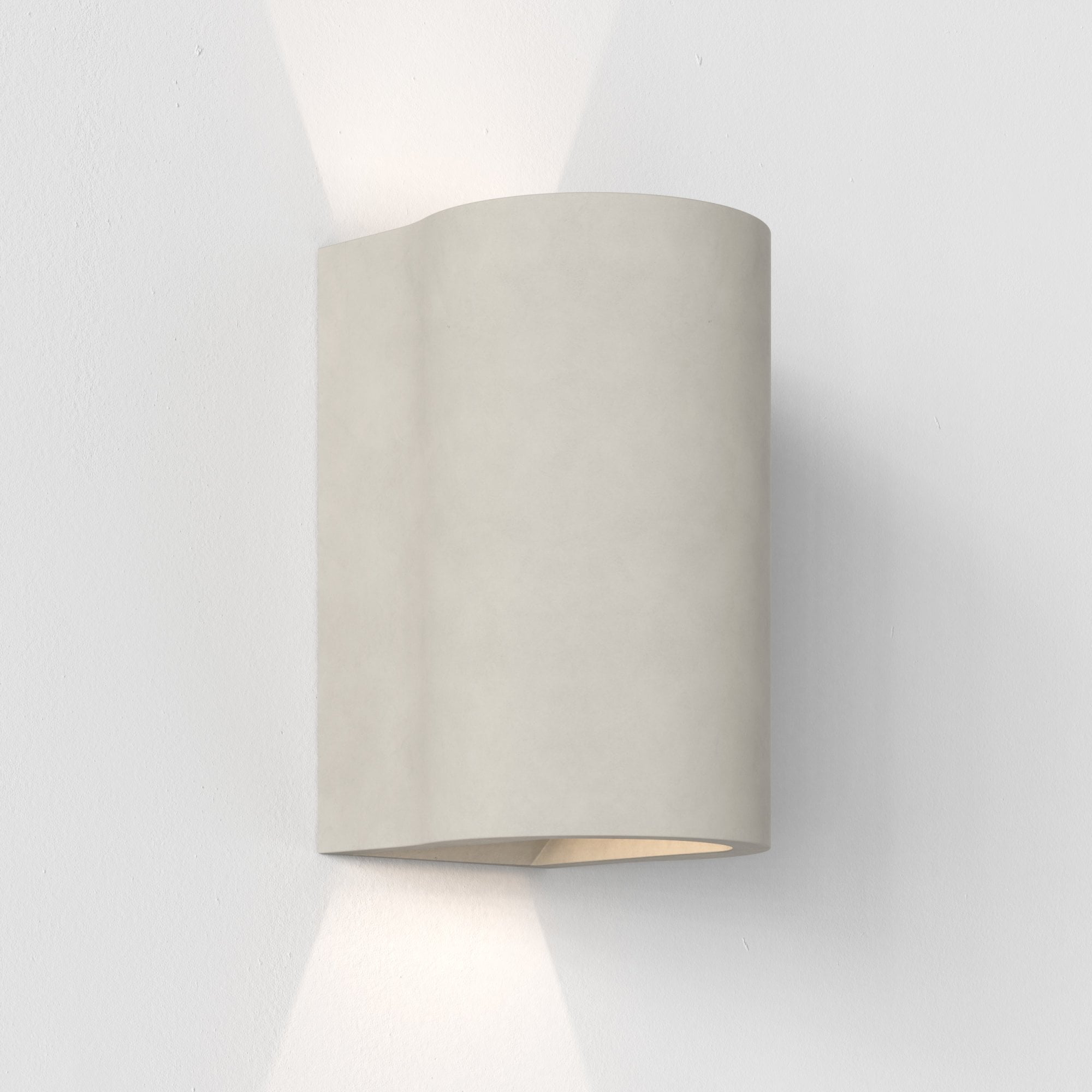 Dunbar 160LED Outdoor Coastal Wall  Light Matt Concrete