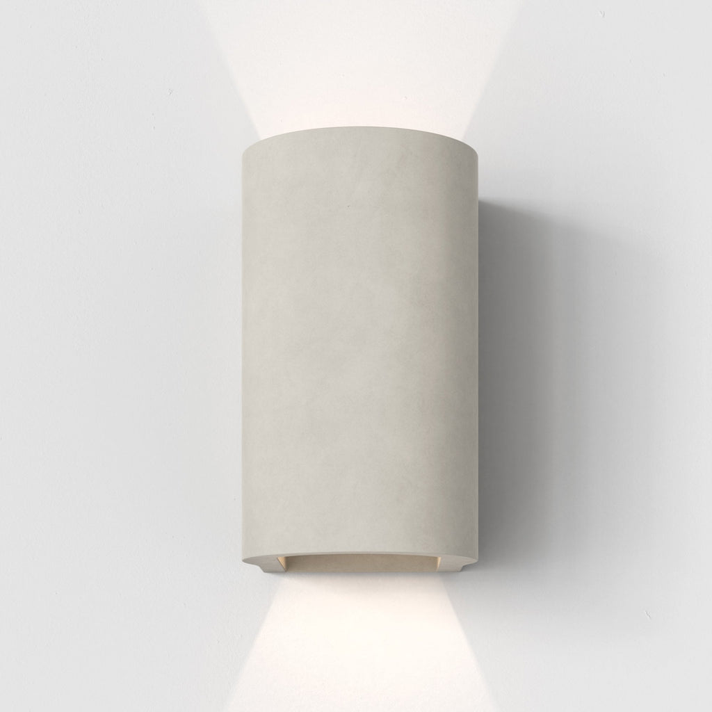 1384020 Dunbar 160 LED Outdoor Coastal Wall Light Matt Concrete