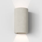 1384020 Dunbar 160 LED Outdoor Coastal Wall Light Matt Concrete
