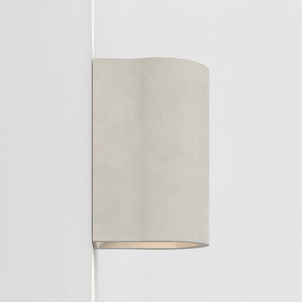 1384020 Dunbar 160 LED Outdoor Coastal Wall Light Matt Concrete
