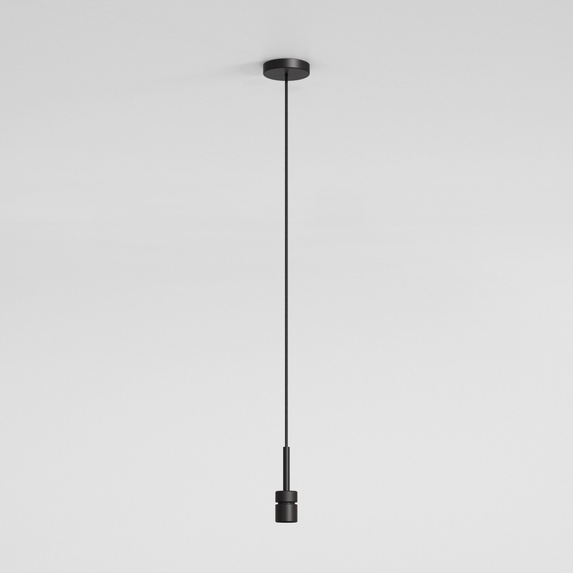 1184020 Ceiling Pendant Suspension Kit Matt Black