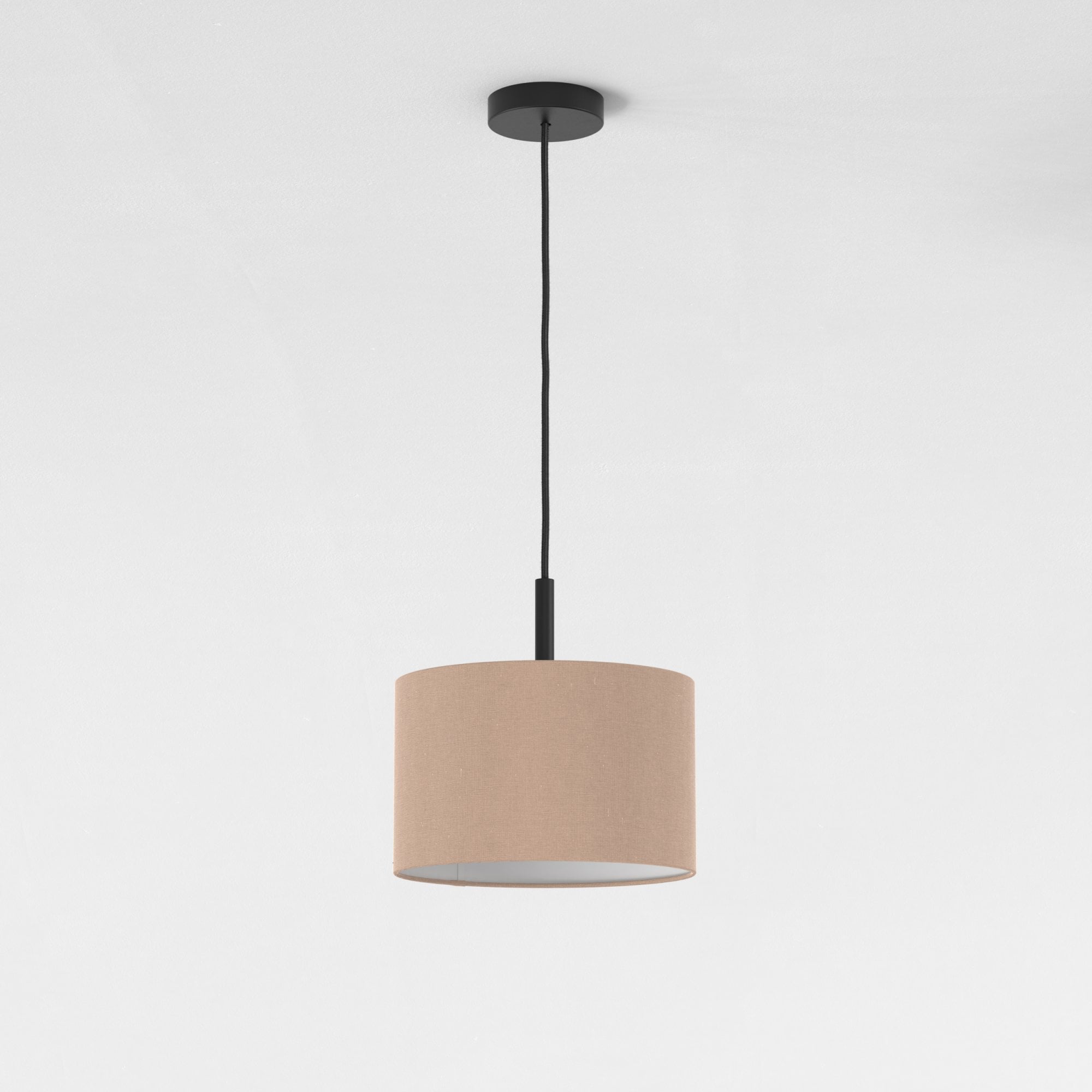 1184020 Ceiling Pendant Suspension Kit Matt Black