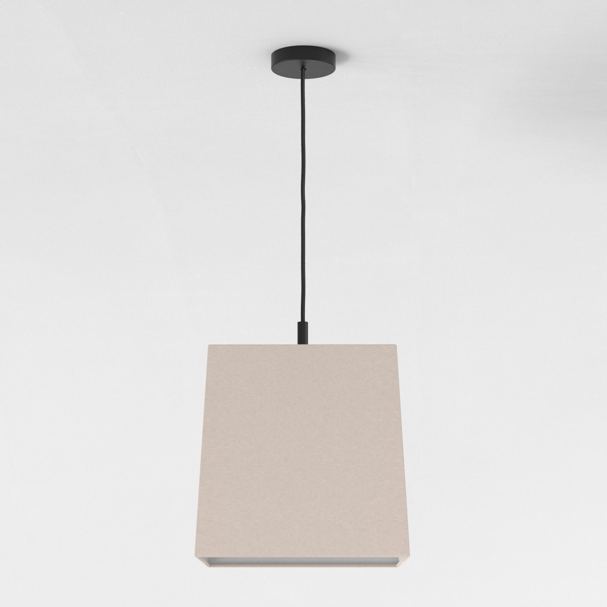 1184020 Ceiling Pendant Suspension Kit Matt Black