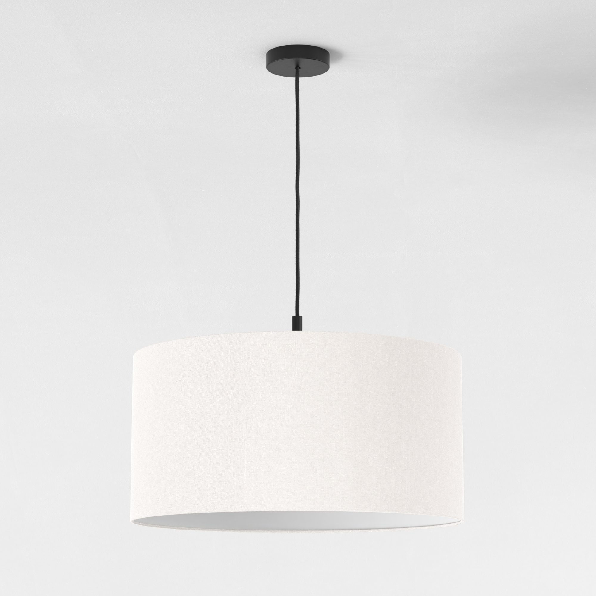 1184020 Ceiling Pendant Suspension Kit Matt Black