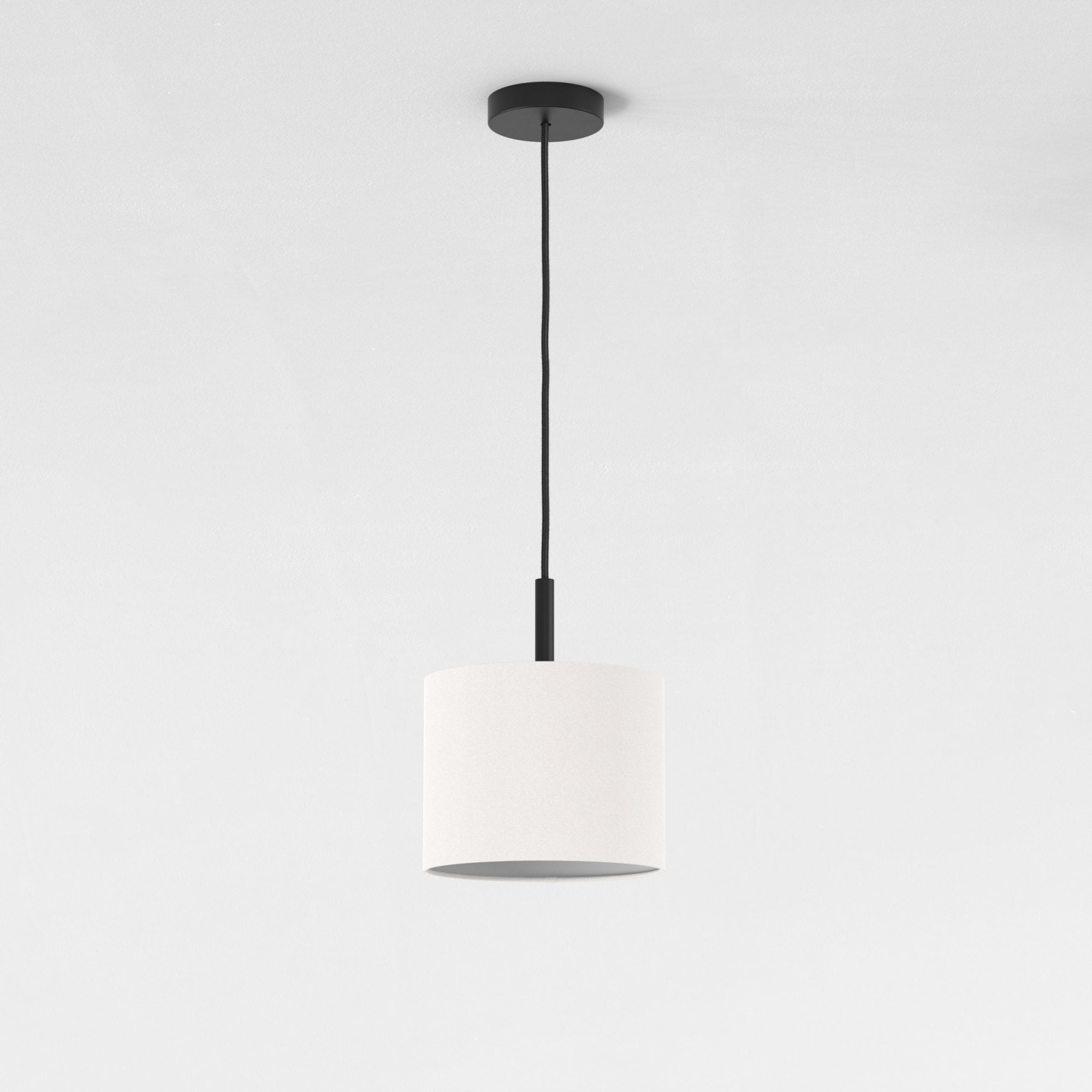 1184020 Ceiling Pendant Suspension Kit Matt Black
