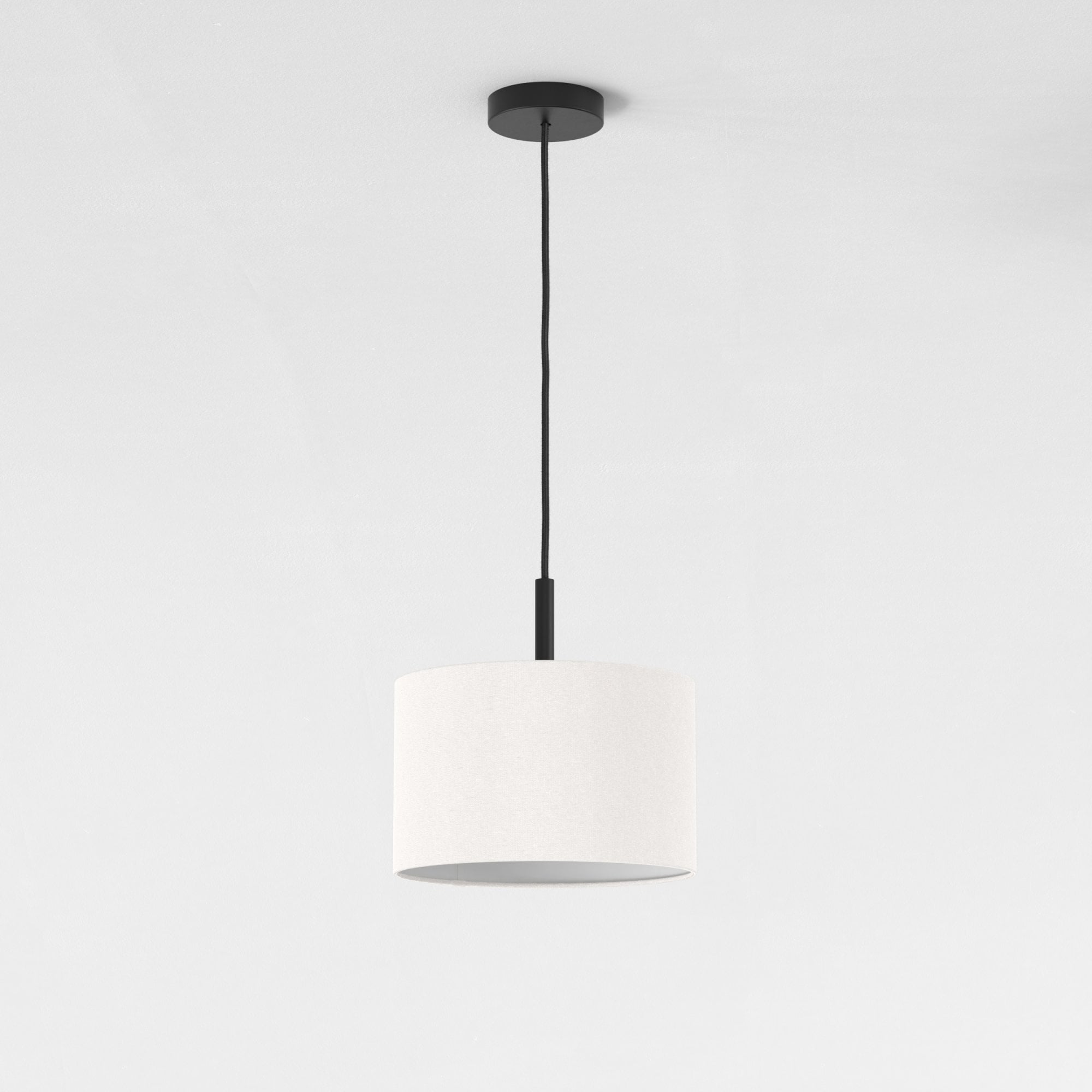 1184020 Ceiling Pendant Suspension Kit Matt Black