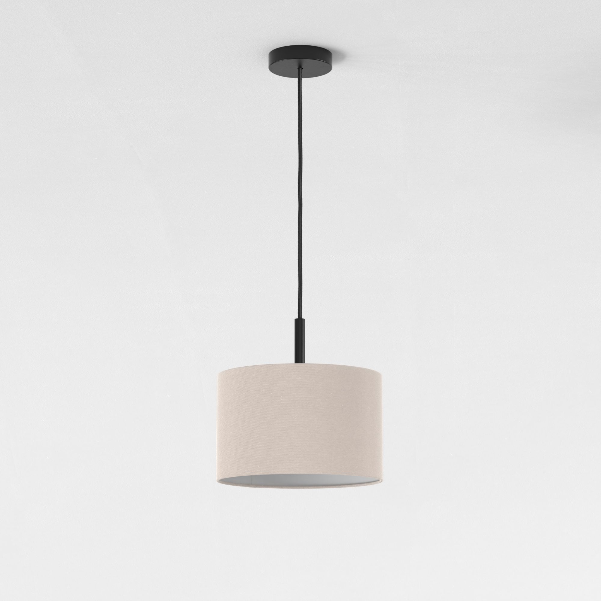 1184020 Ceiling Pendant Suspension Kit Matt Black
