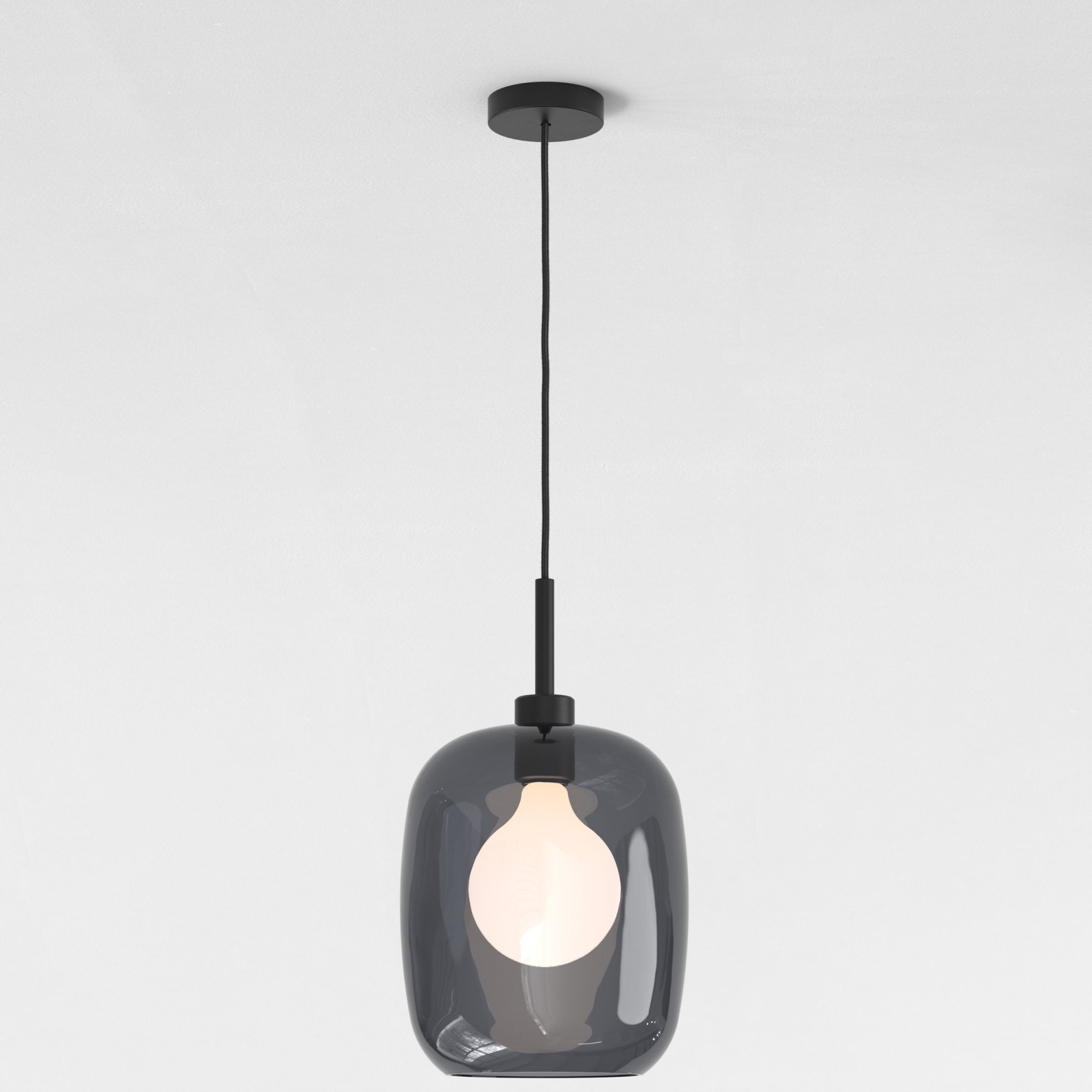 1184020 Ceiling Pendant Suspension Kit Matt Black