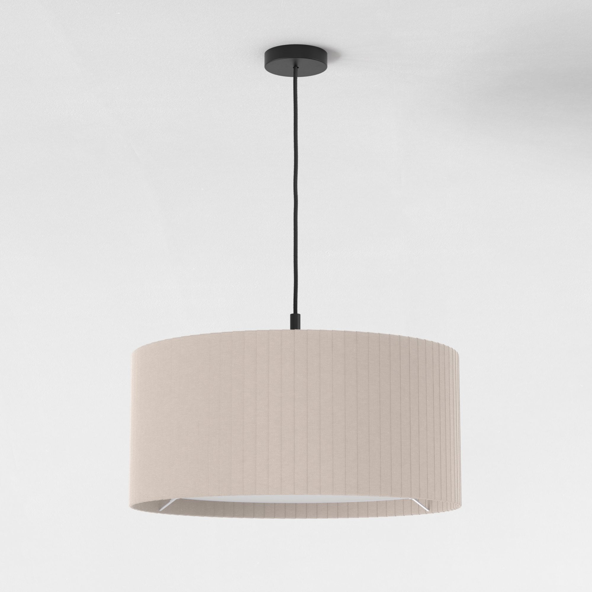 1184020 Ceiling Pendant Suspension Kit Matt Black