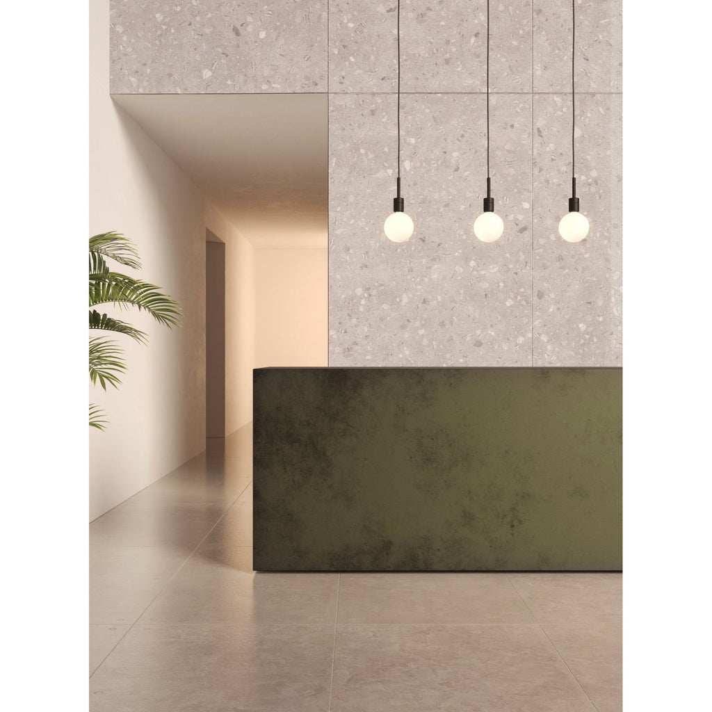 1184020 Ceiling Pendant Suspension Kit Matt Black