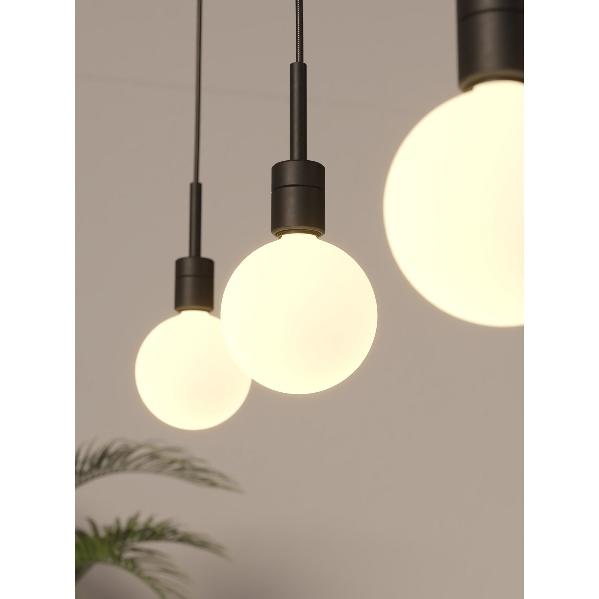 1184020 Ceiling Pendant Suspension Kit Matt Black