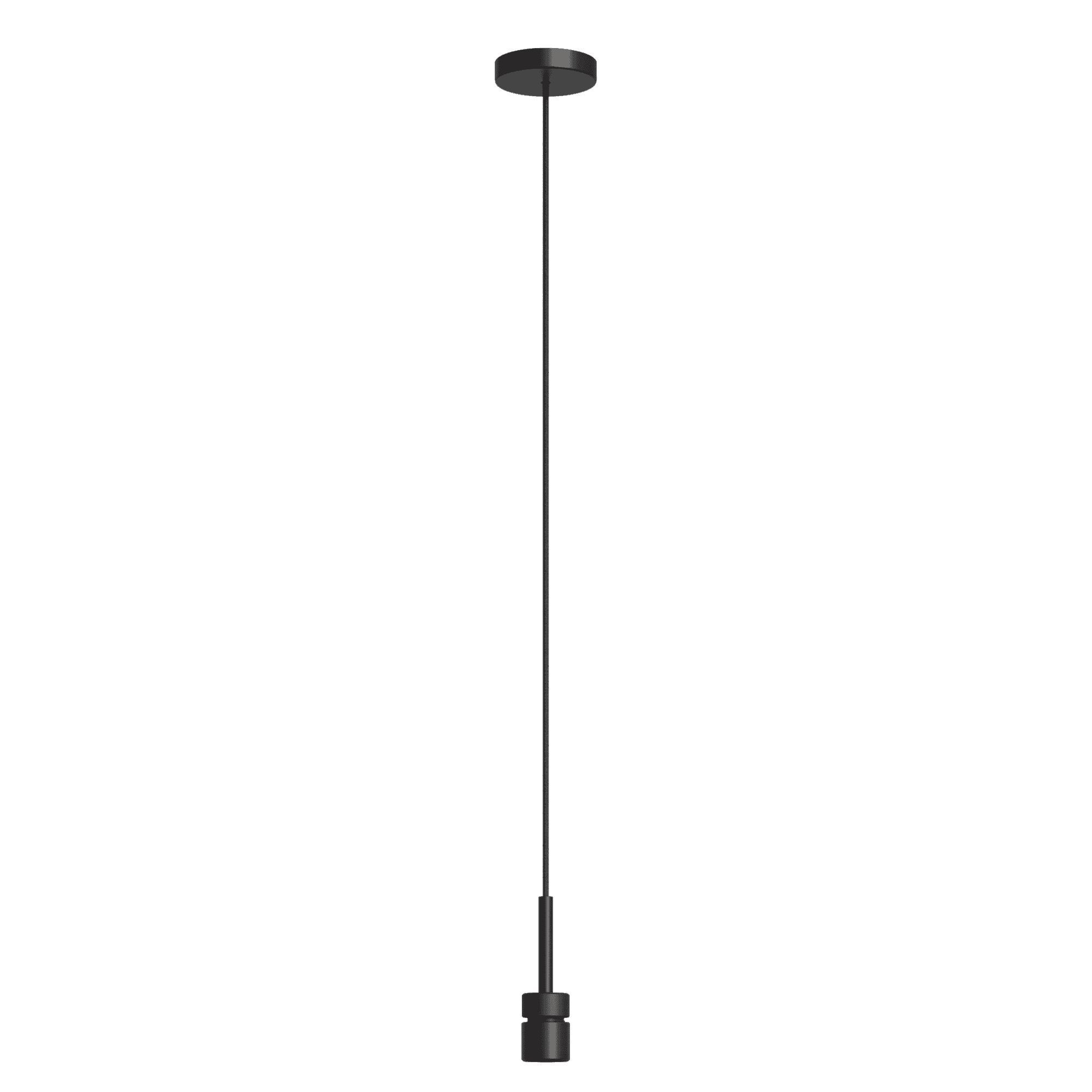 1184020 Ceiling Pendant Suspension Kit Matt Black