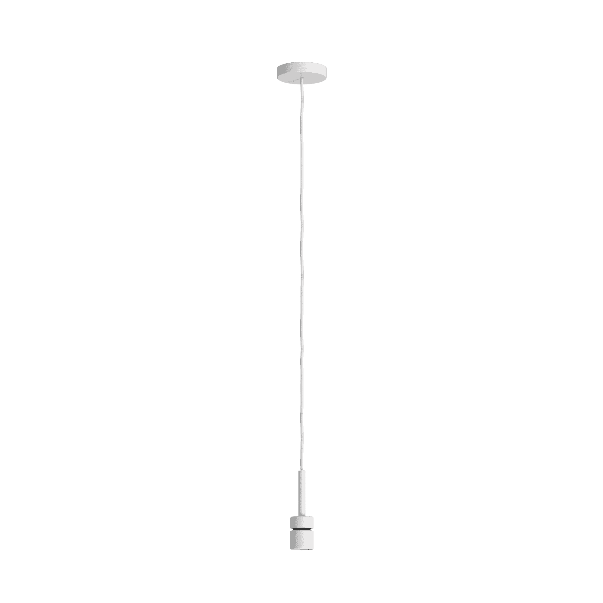 1184056 Ceiling Pendant Suspension Kit Matt White