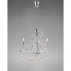 IL31363 Vela Pendant Polished Chrome/crystal
