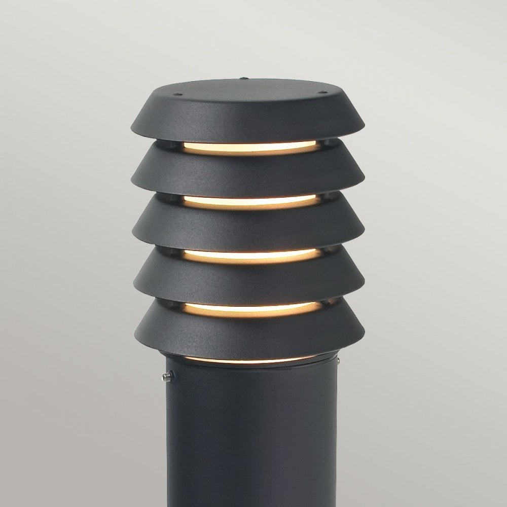 ALTA-L-E27-BLK Alta 1 Light Large Bollard Black