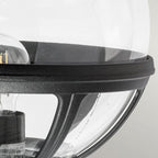 B1-BLACK-C Bologna 1 Light Up Wall Light Black