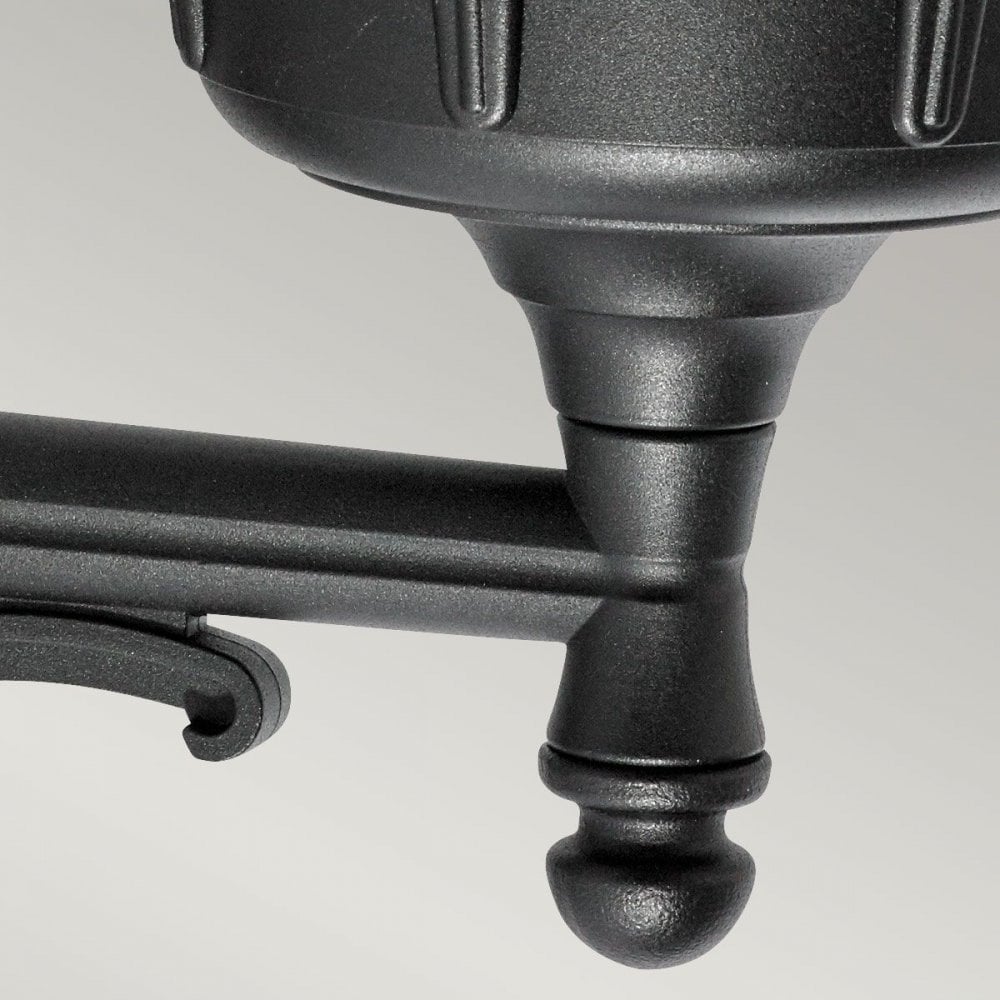 B1-BLACK-C Bologna 1 Light Up Wall Light Black