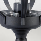 B3-BLACK-C Bologna 1 Light Pedestal Black