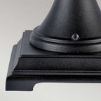 B3-BLACK-C Bologna 1 Light Pedestal Black