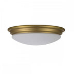 BATH-BROMPTON-F-BB Brompton 1 Light Flush Brushed Brass
