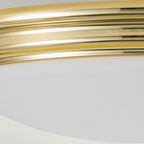 BATH-BROMPTON-F-PB Brompton 1 Light Flush Polished Brass