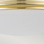 BATH-BROMPTON-F-PB Brompton 1 Light Flush Polished Brass